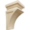 Ekena Millwork 3 1/2"W x 3 3/4"D x 6"H Mini Nevio Wood Corbel, Rubberwood CORW03X03X06NERW - alternate 1